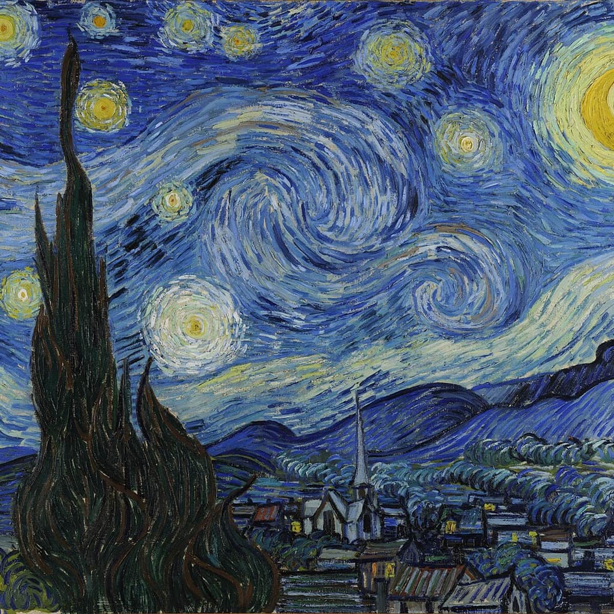 The Starry Night by Vincent van Gogh